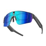 AI Smart Cycling Sunglasses with 8MP HD Camera, Six-Axis Anti-Shake Video & Audio Recording, AI Object Recognition, Multi-Language Translation, Bluetooth Calling