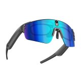 AI Smart Cycling Sunglasses with 8MP HD Camera, Six-Axis Anti-Shake Video & Audio Recording, AI Object Recognition, Multi-Language Translation, Bluetooth Calling