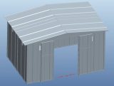 Plastic steel tool room