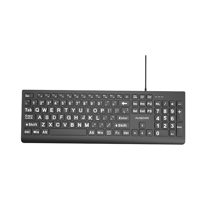 Y3S wired keyboard wired keyboard line length: 160mm, 106 keys, more than 8 million key life support Windows, MacOS