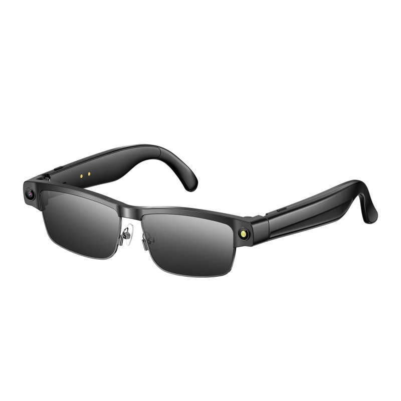 Gafas Inteligentes con IA｜Grabación de Video 1200P Anti-vibración Transmisión en Tiempo Real Traducción Multilingüe con IA Auriculares Bluetooth