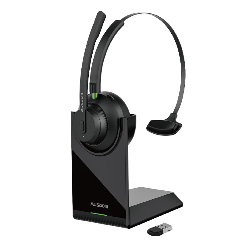 a2302 Telephone Headset Noise-Cancelling Operator Headset for Call Center, Learning, Live Streaming, Customer Service USB Wired