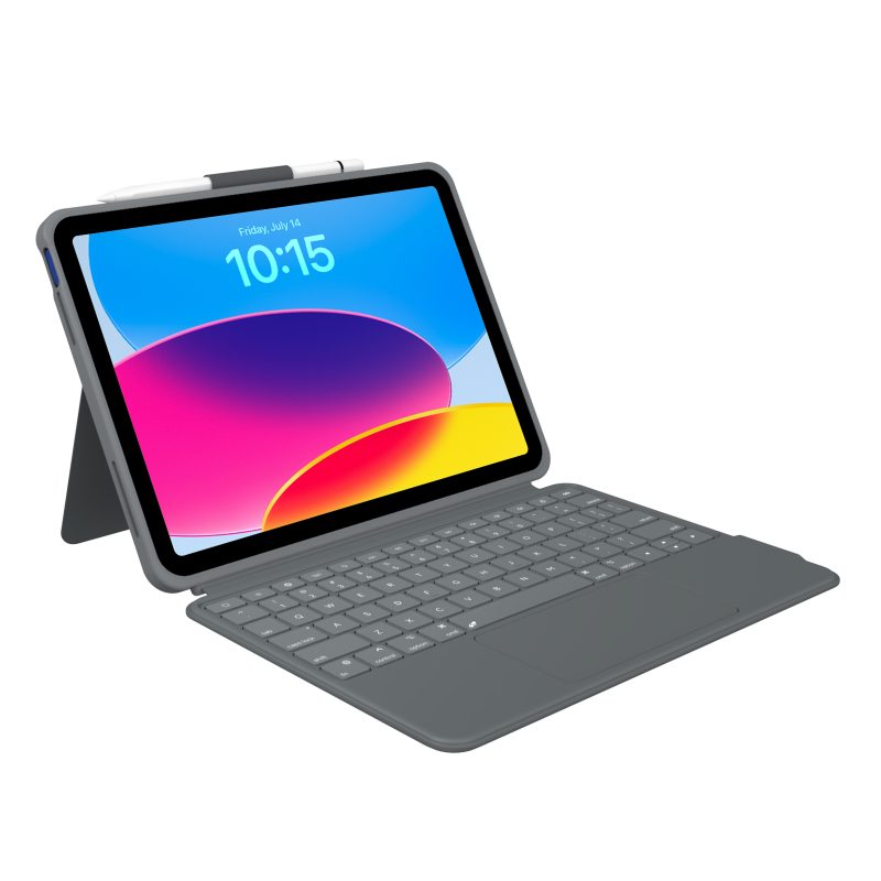 AUSDOM-Foliokey10.9-pro Leather Keyboard Case