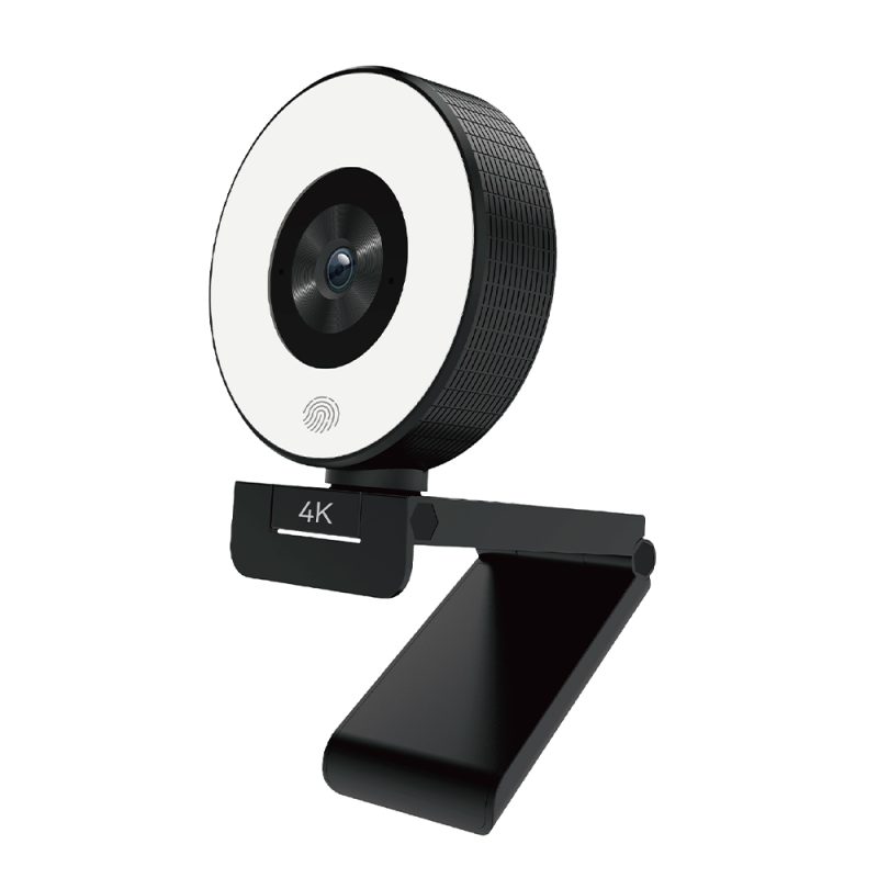PA552 4K-verkkokamera, sisäänrakennettu meluvaihdintamikrofoni ja plug-and-play Ultra HD 4K-video-verkkokamera, ympäröinen valo, sisäänrakennettu 3-tason säädettävä valo